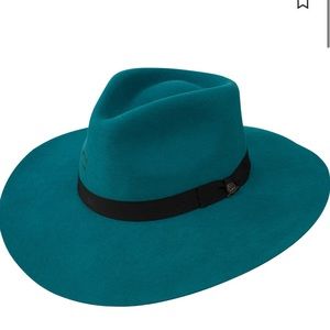 Wool large brim hat